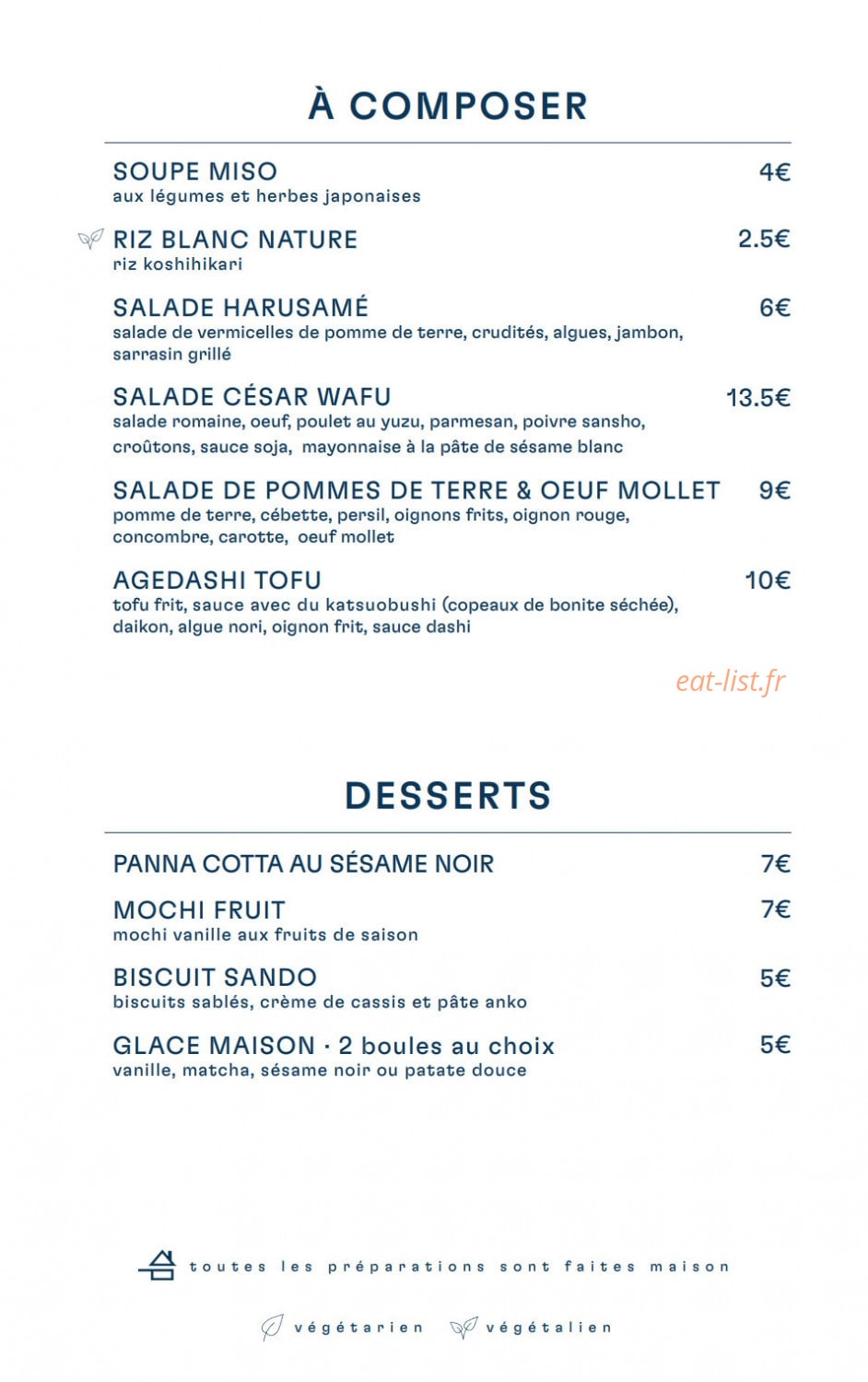 Irasshai — carte page 3