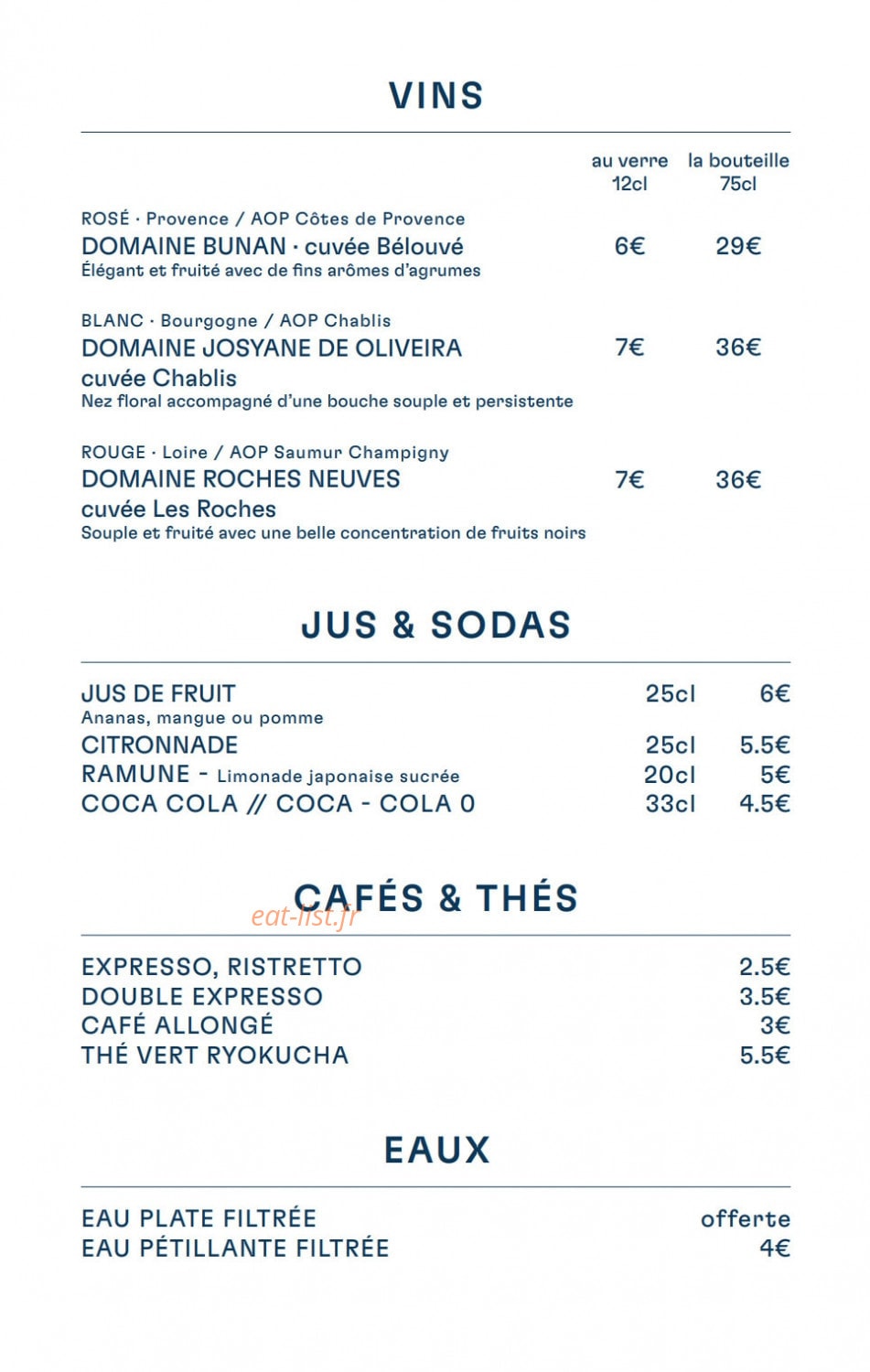 Irasshai — carte page 10