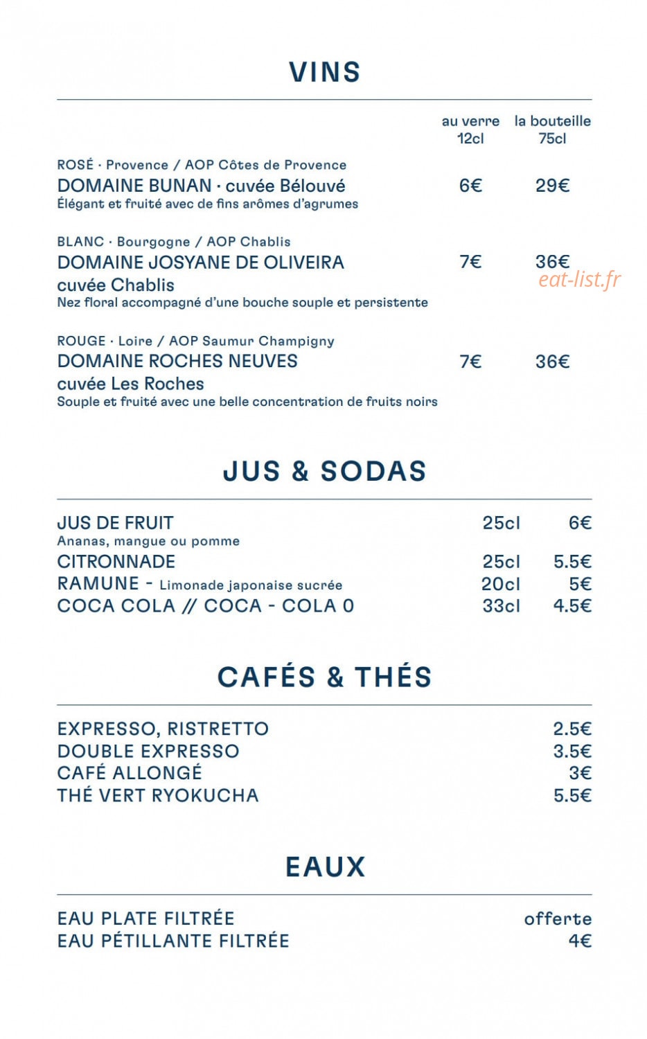 Irasshai — carte page 5
