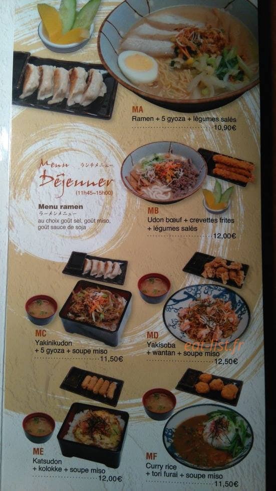 Izakaya — carte page 5