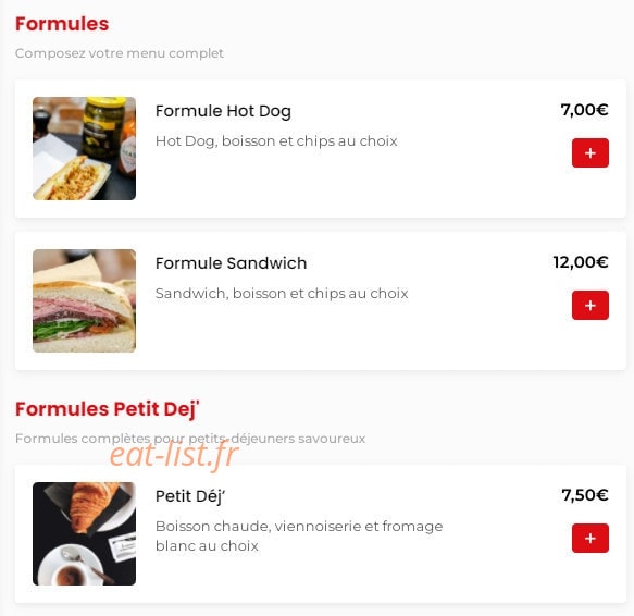 La Cantine — carte page 2
