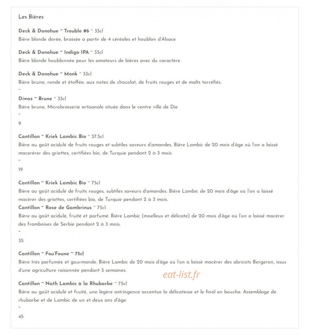La Dame de Pic — carte page 3