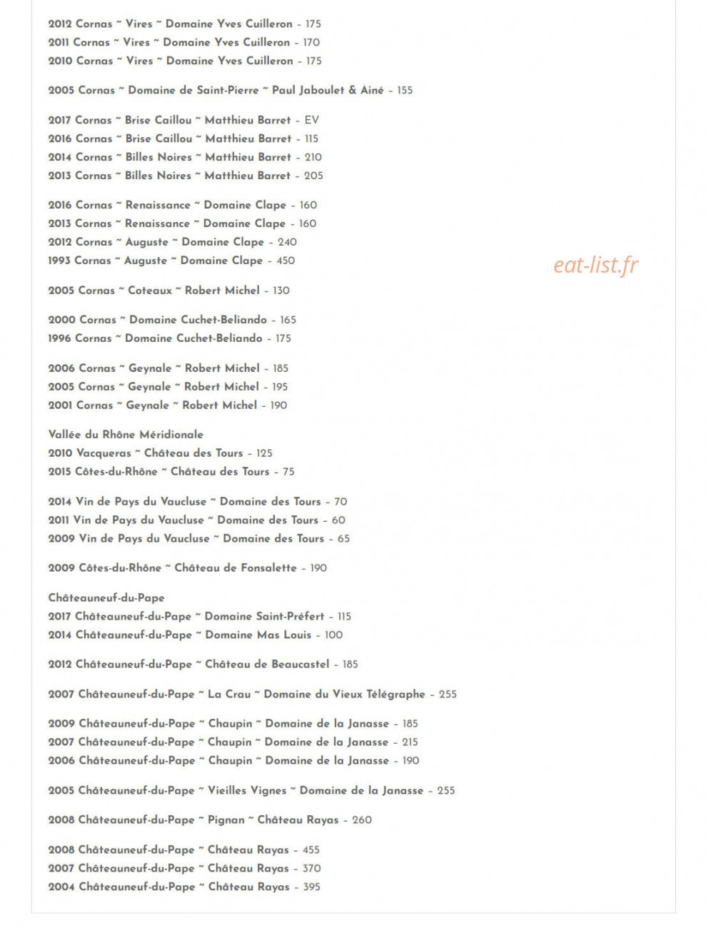 La Dame de Pic — carte page 16