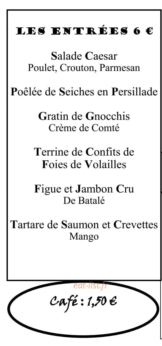 La Fresque — carte page 1
