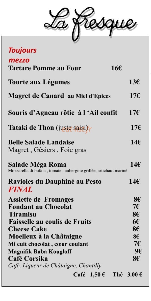 La Fresque — carte page 5
