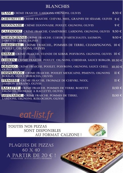 La Pizza Box — carte page 3