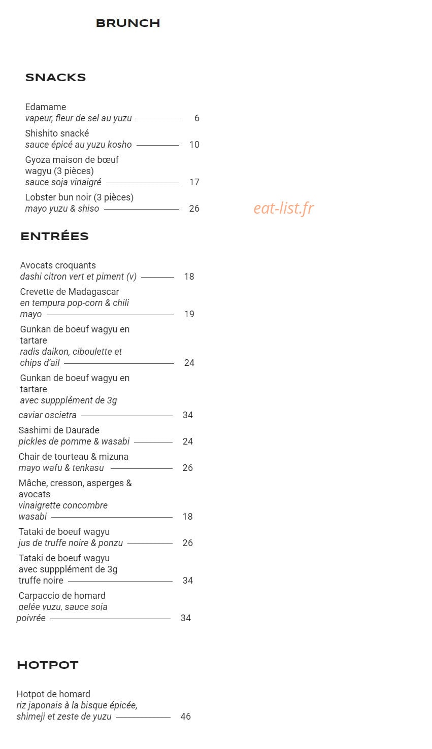 La Plume — carte page 1