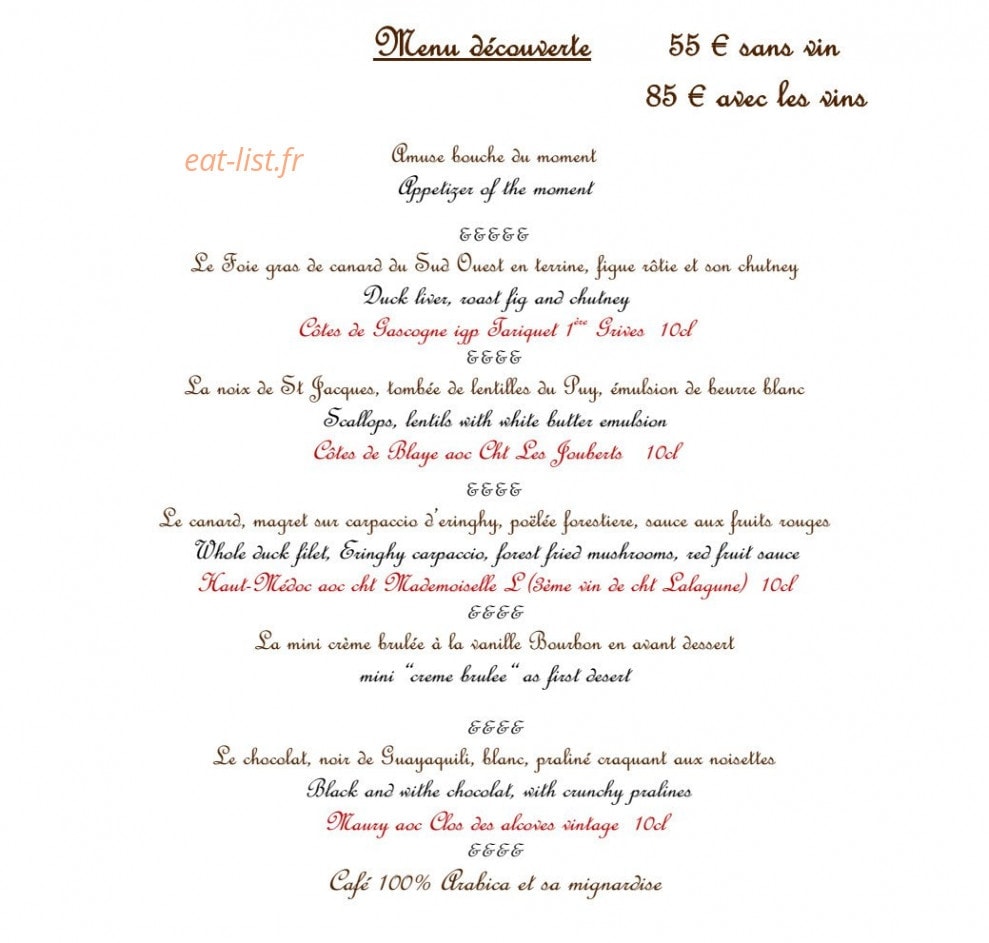La Rose de France — carte page 2