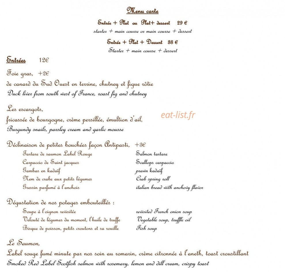 La Rose de France — carte page 3