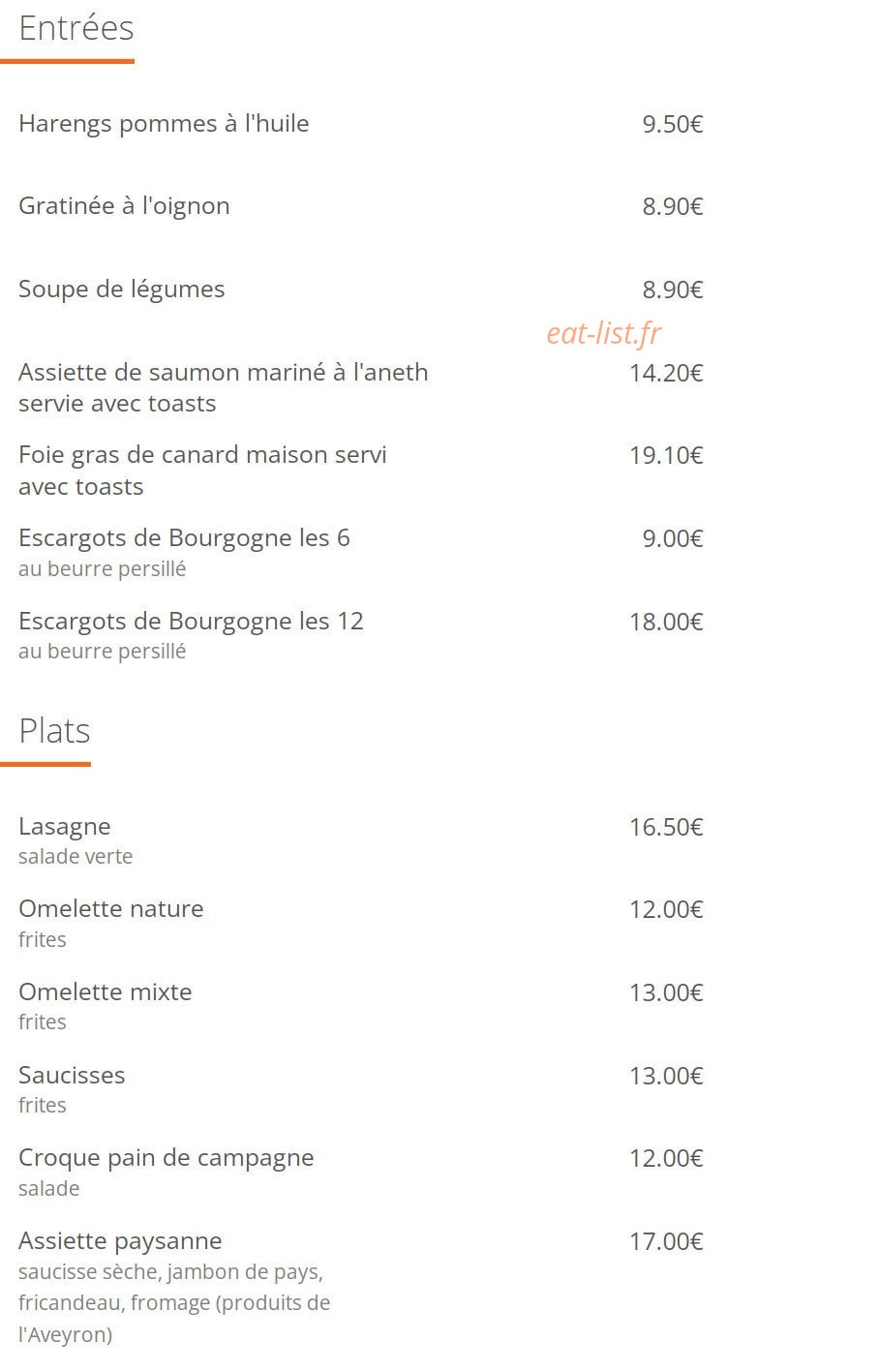 Le Florentin — carte page 2