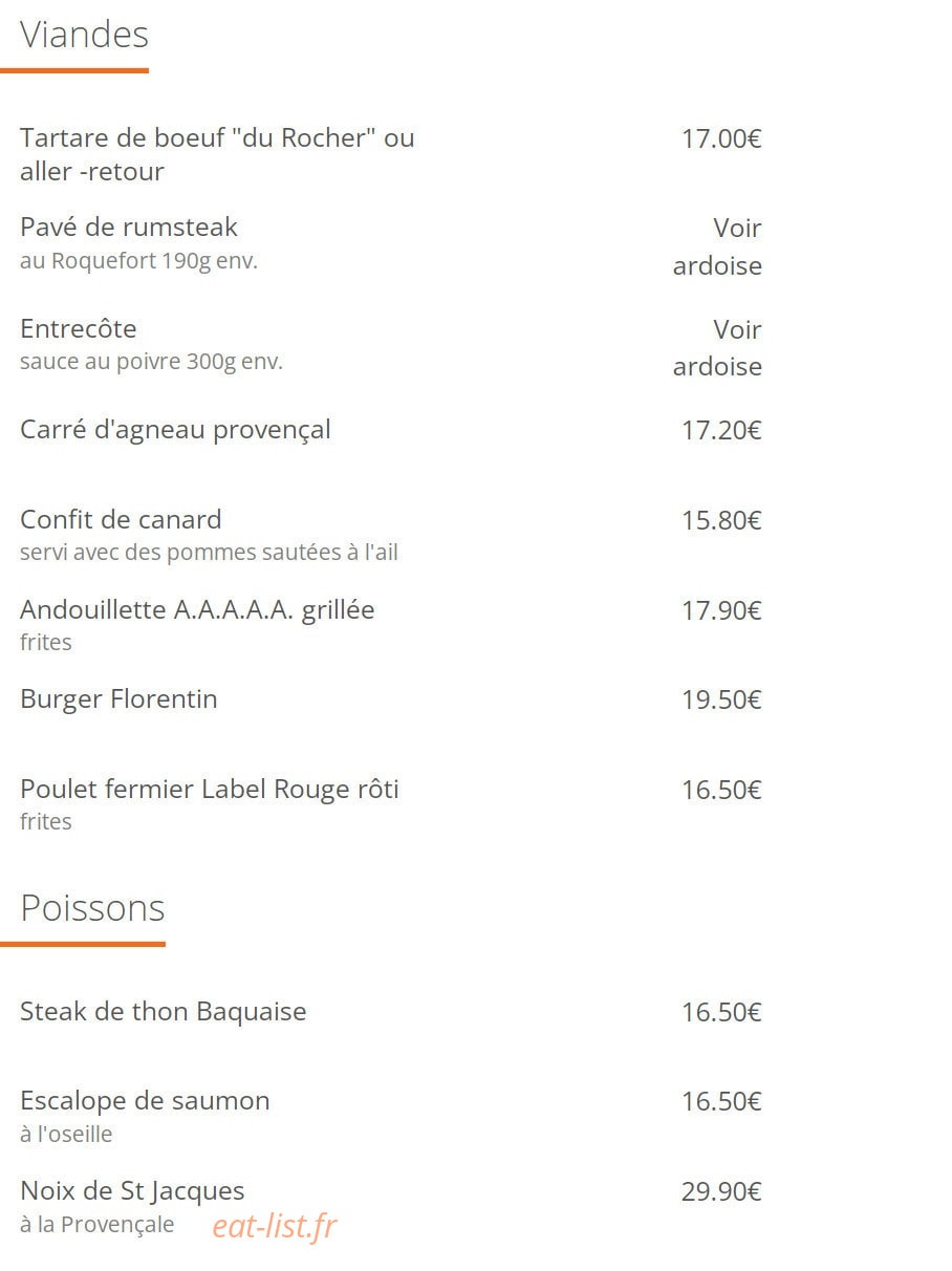 Le Florentin — carte page 3