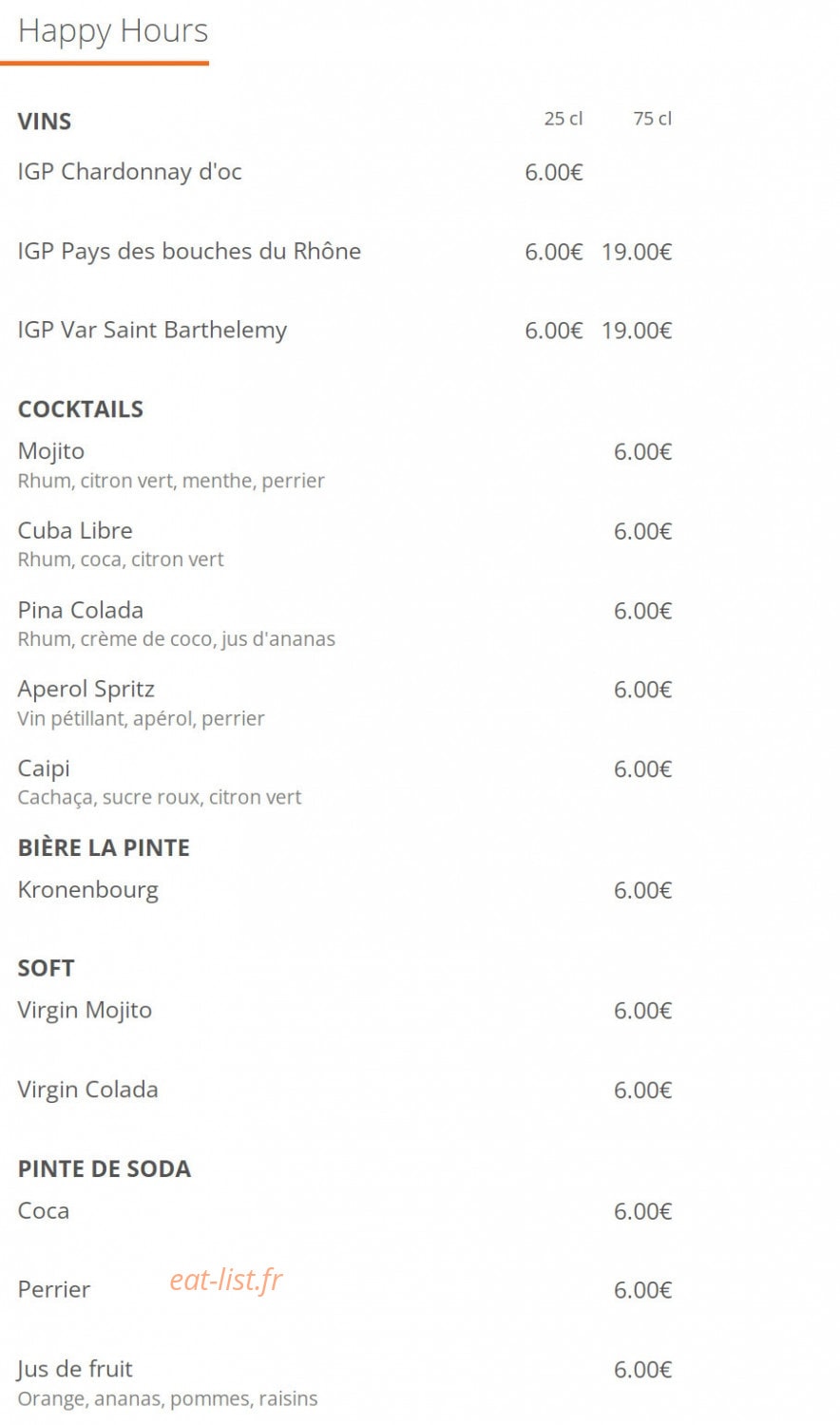 Le Florentin — carte page 6