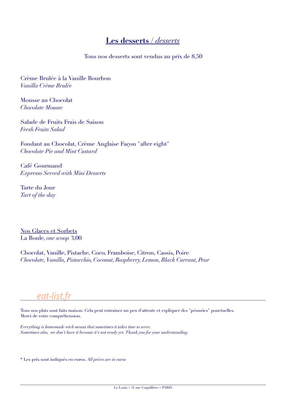 Le Louis — carte page 4