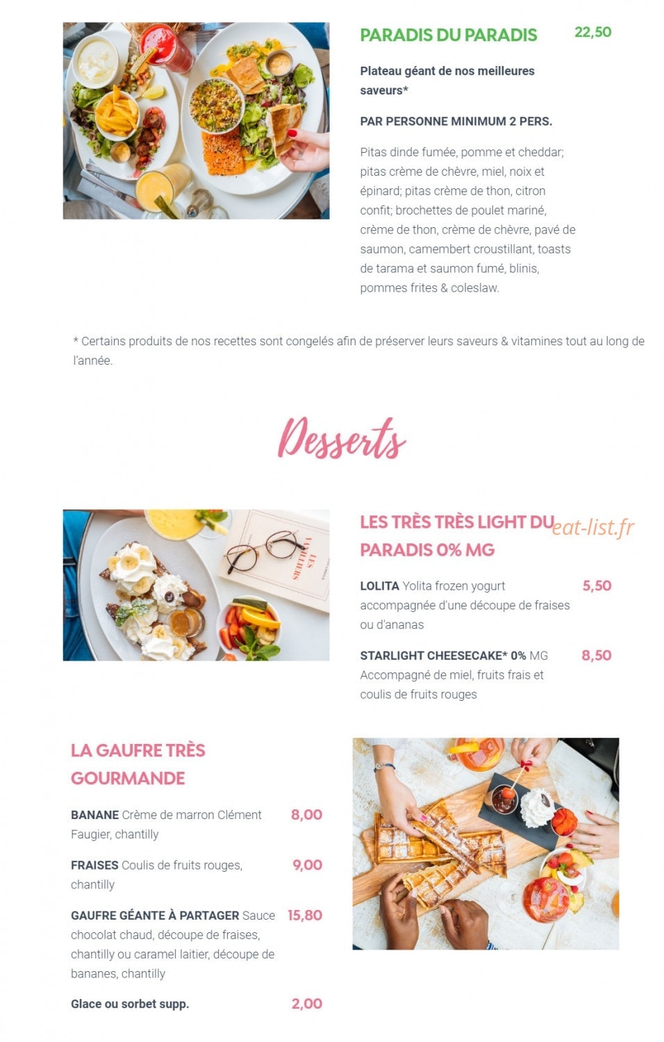 Le paradis du fruit — carte page 10