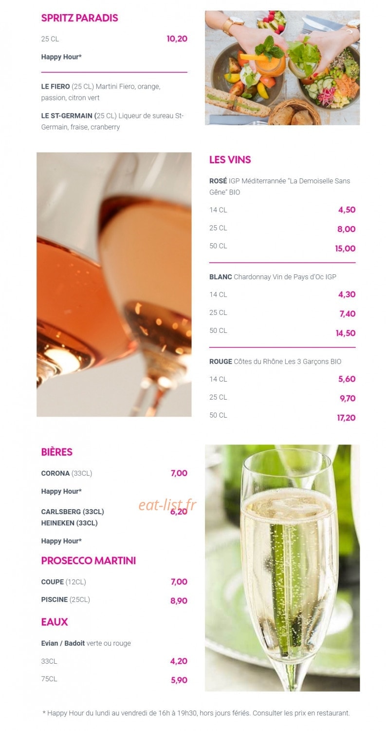 Le paradis du fruit — carte page 4