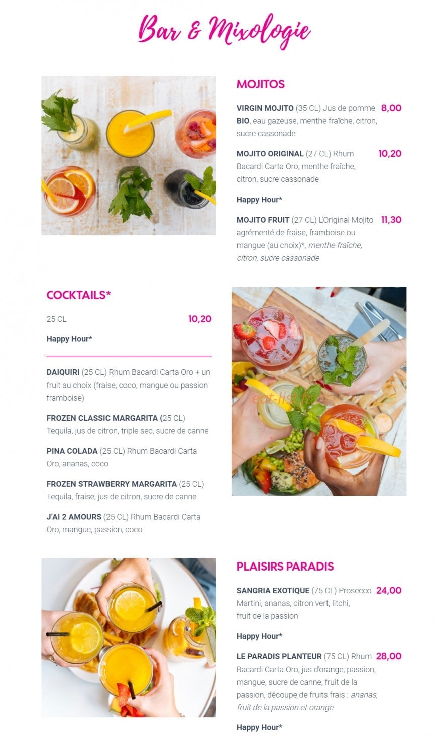 Le paradis du fruit — carte page 3