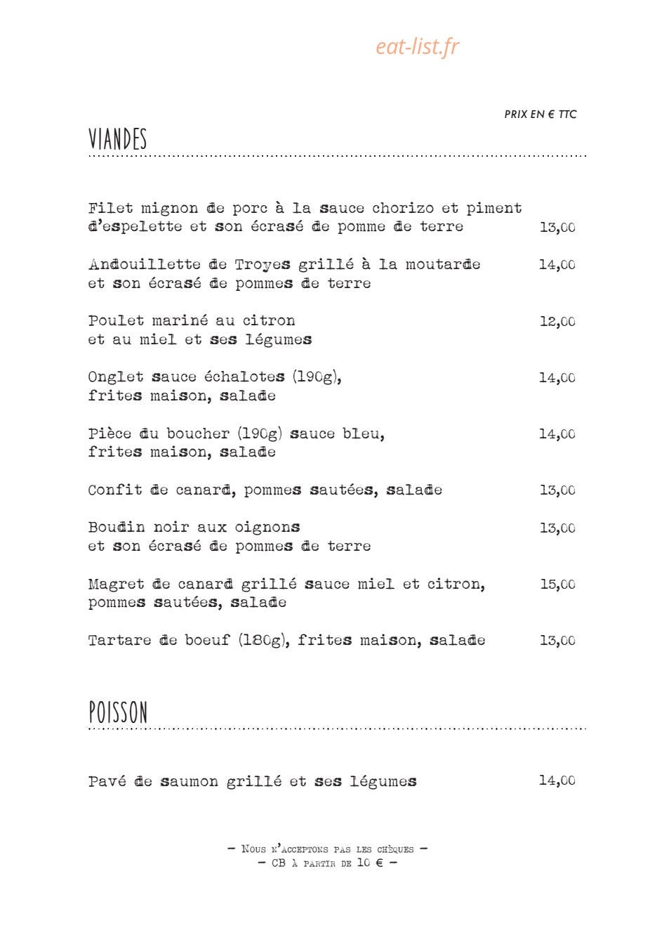 Le Petit Châtelet — carte page 5