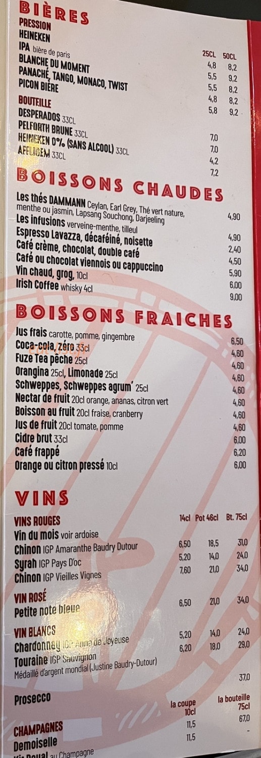 Le Petit Chinon — carte page 5