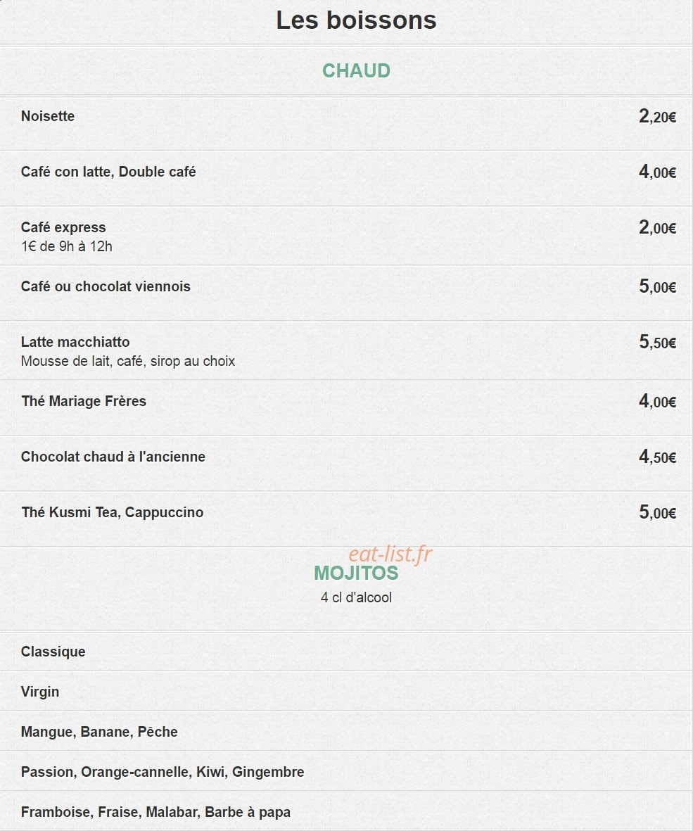 Le Petit3 Paris — carte page 3