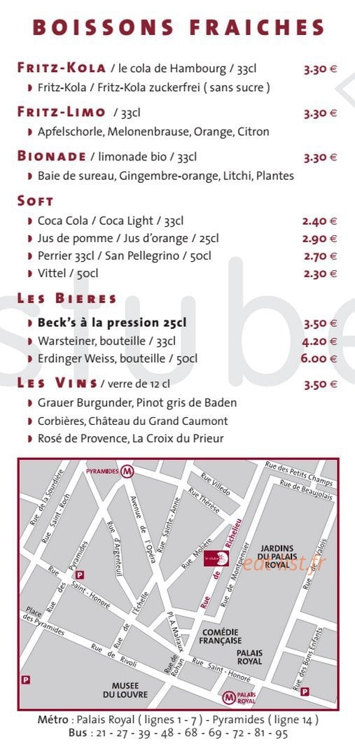 Le stube — carte page 6