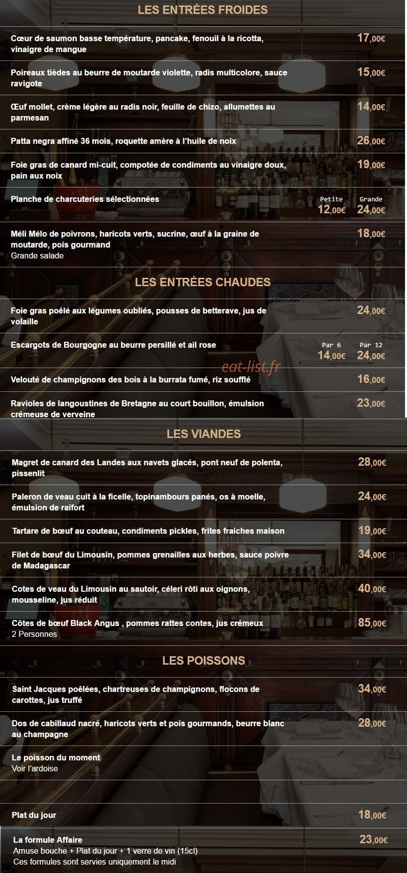 Les Jalles L'étage — carte page 1