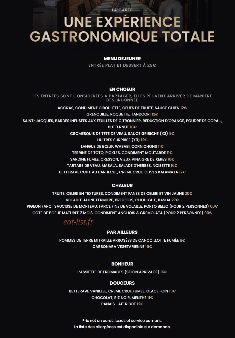 Liquide — carte page 1