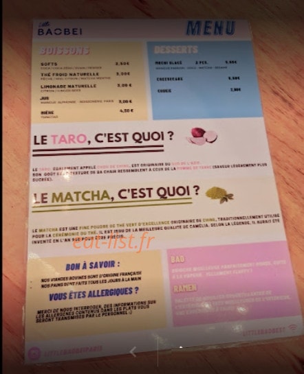 Little Baobei — carte page 2