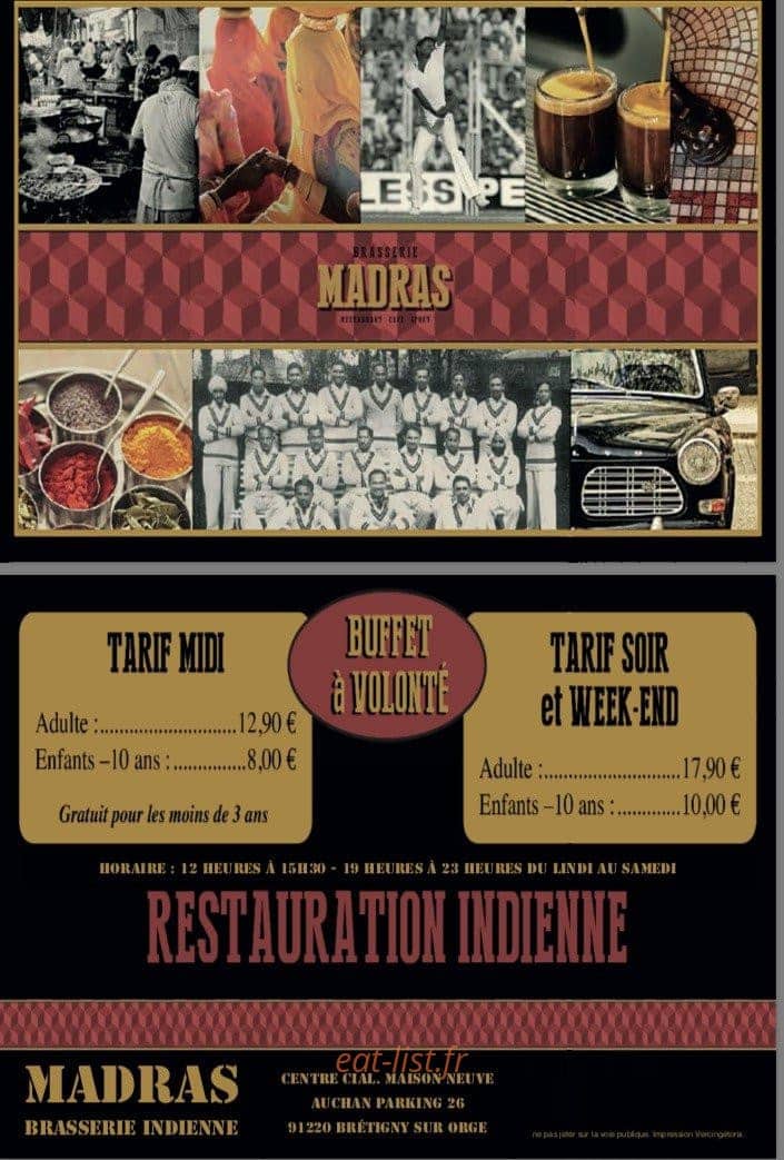 Madras — carte page 1