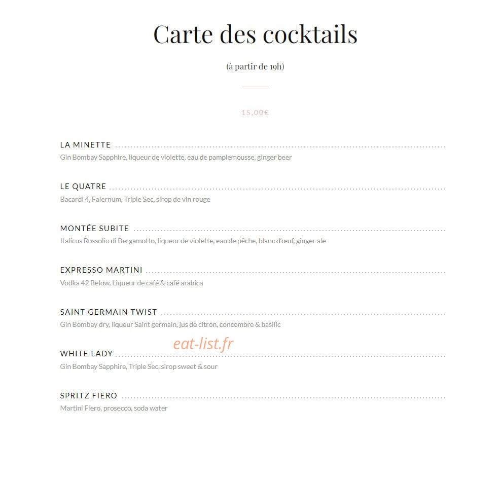 Minette — carte page 4