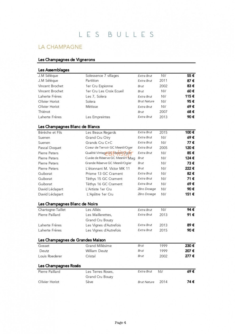 Ô Chateau — carte page 3