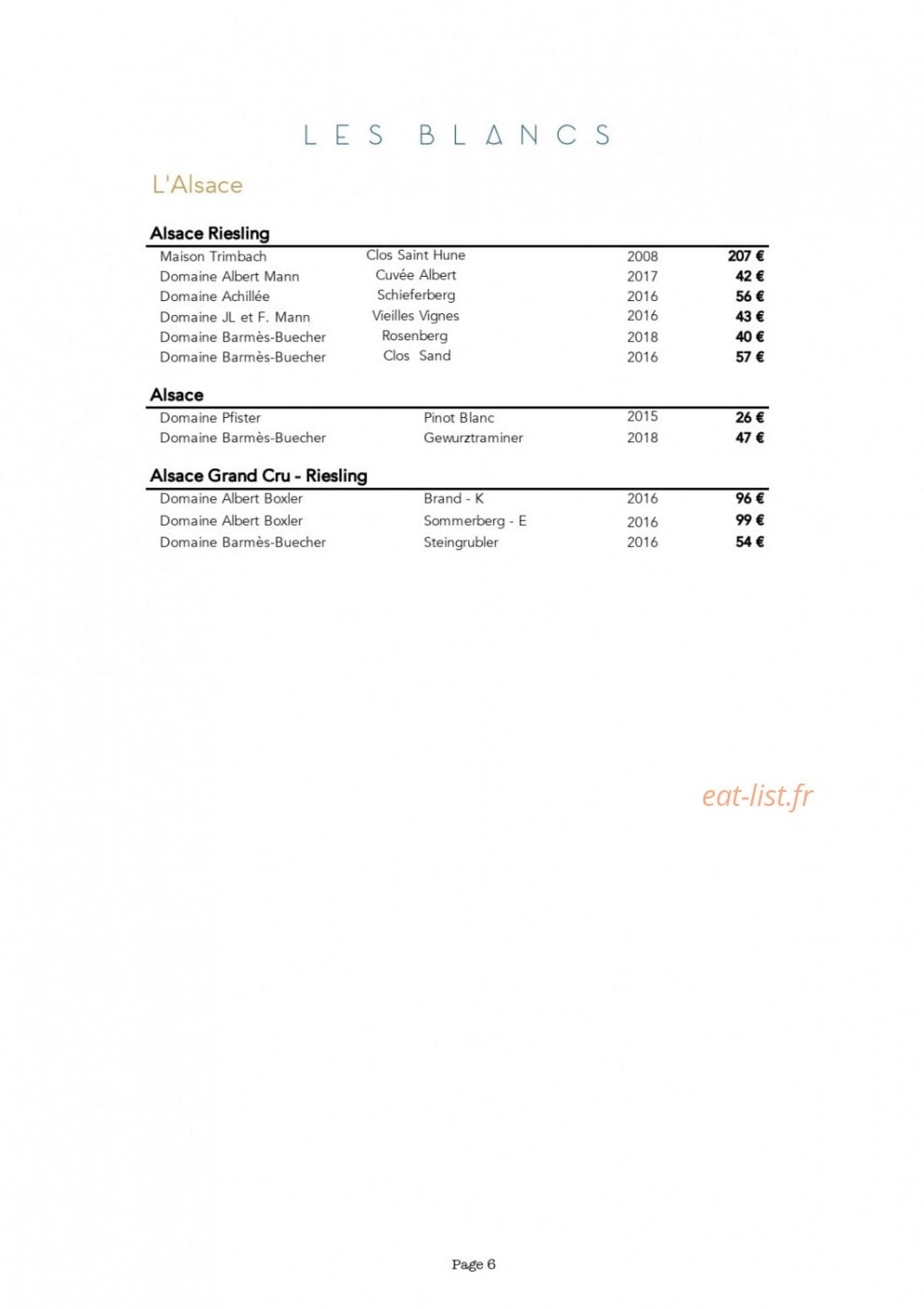 Ô Chateau — carte page 5
