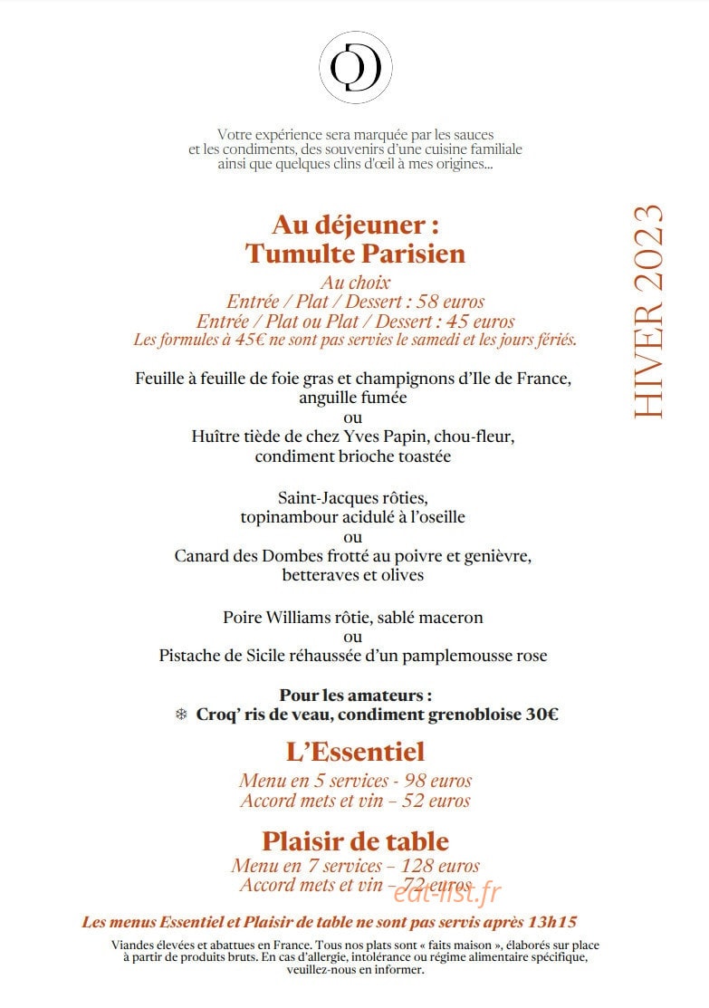 Omar Dhiab — carte page 1