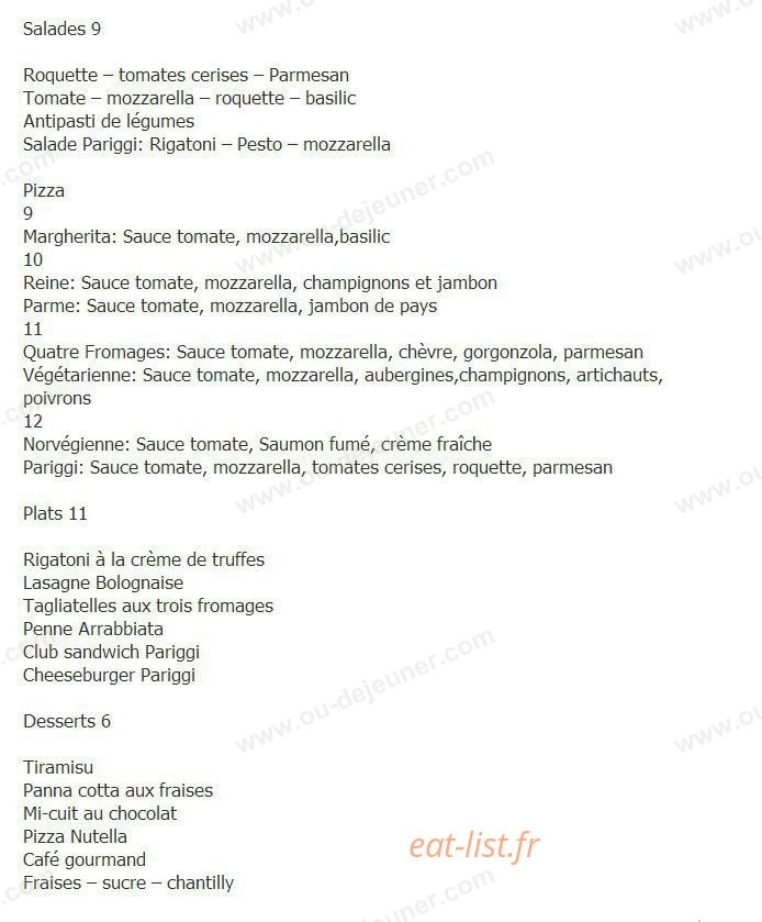 Pariggi — carte page 1