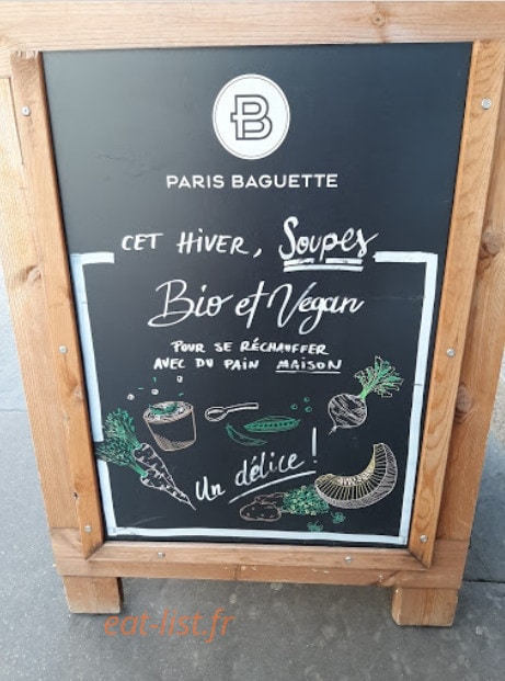 Paris Baguette — carte page 1