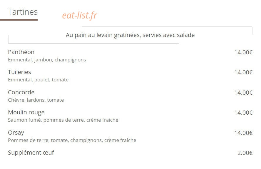 Parisienne — carte page 2