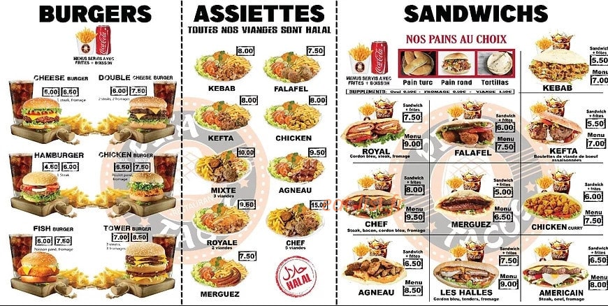 Pita Tacos — carte page 2