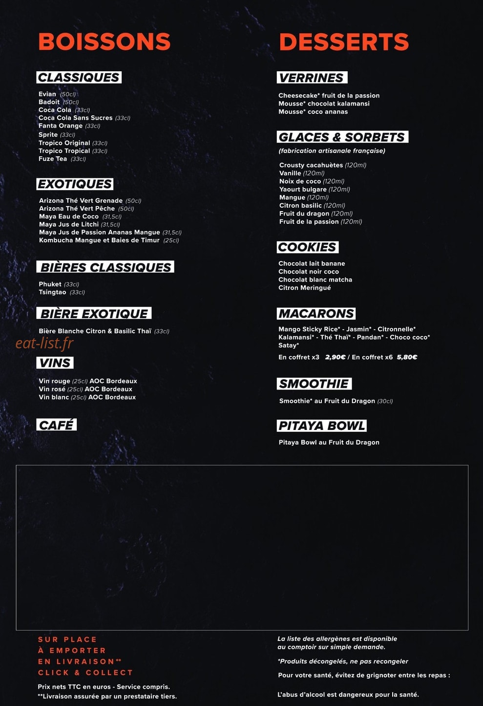 Pitaya — carte page 4