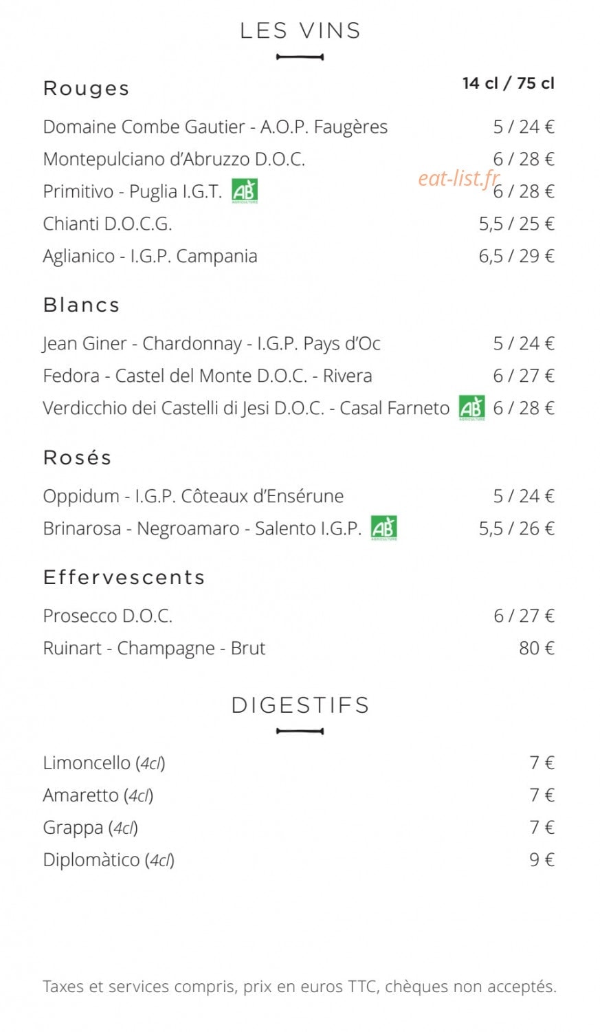 Pizza E Mozza — carte page 3