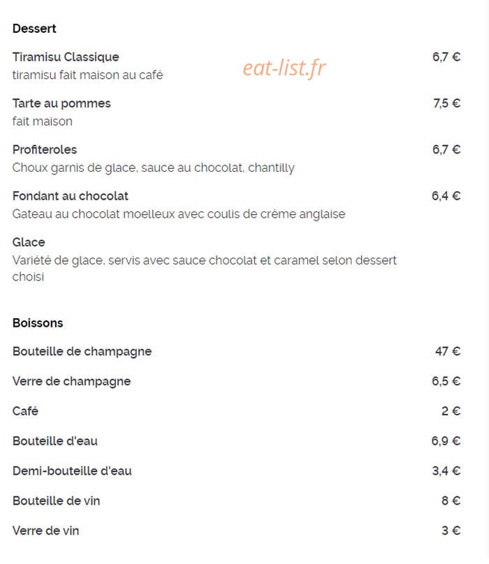 Pizza Nelly — carte page 2