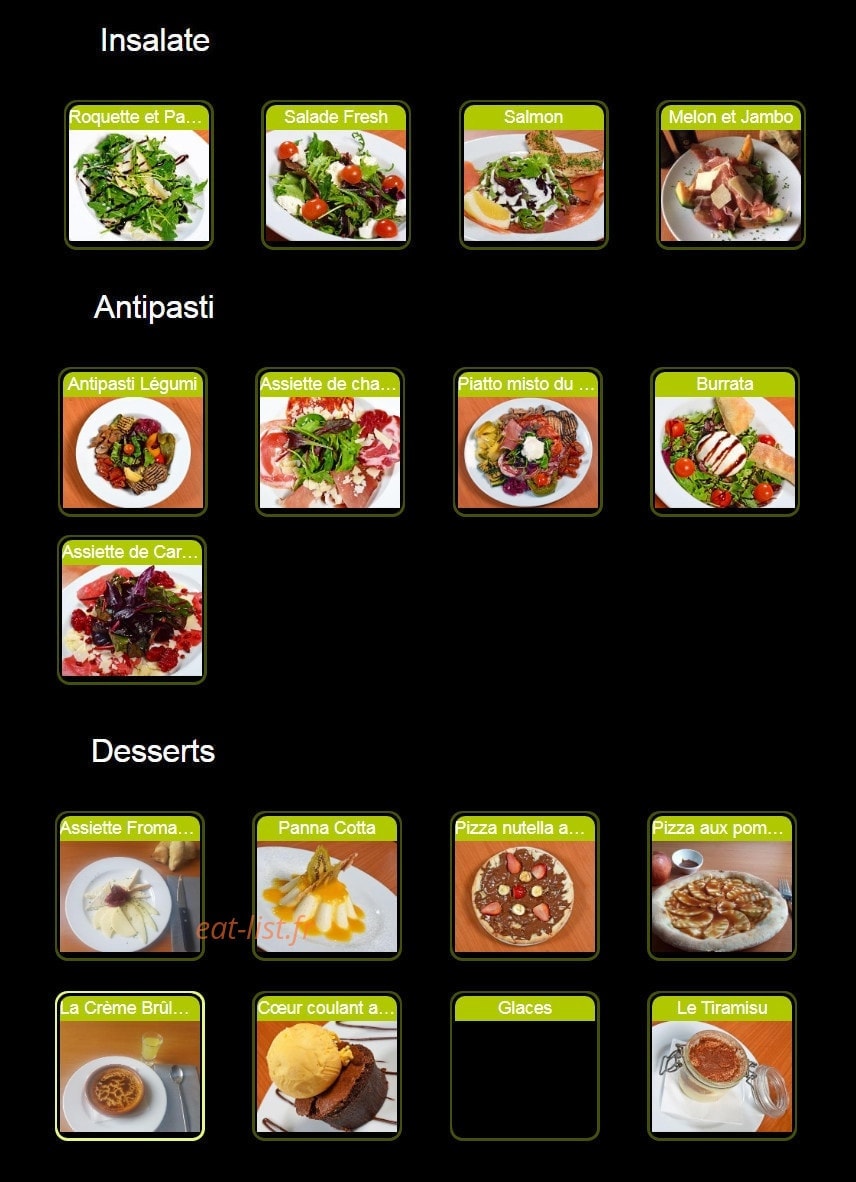 Pizza Wawa — carte page 2