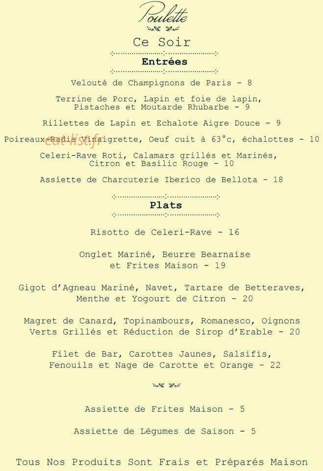 Poulette — carte page 2