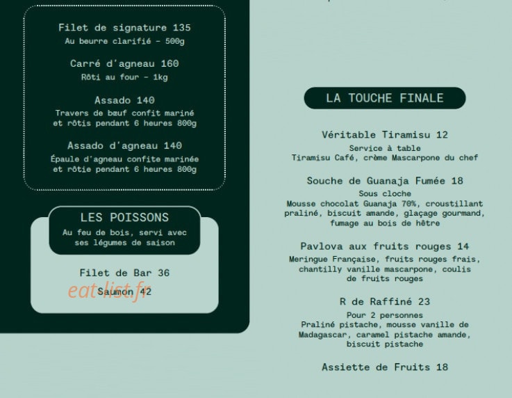 Raffiné — carte page 4