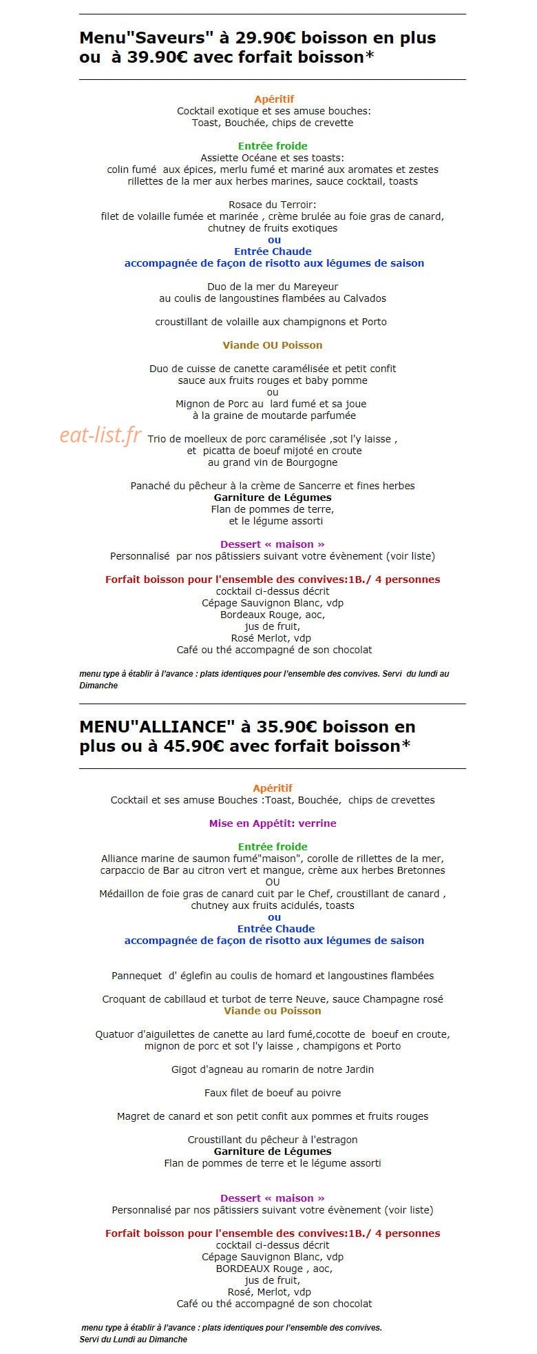 Relais Du Bois De Soeuvre — carte page 6