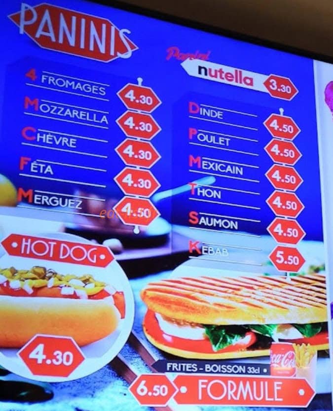 Restaurant Istanbul — carte page 2