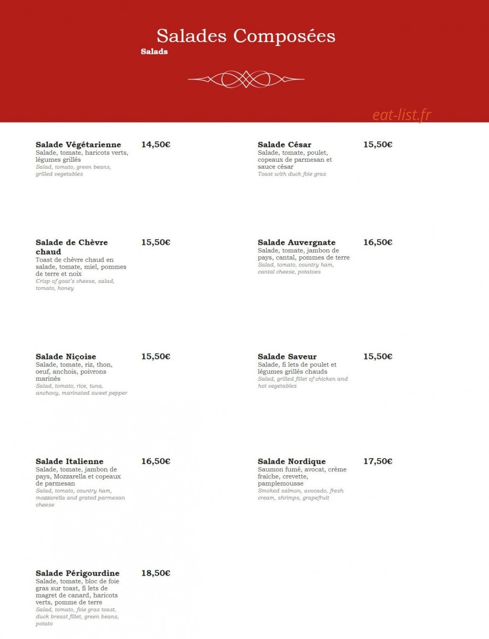 Royal Opéra — carte page 5
