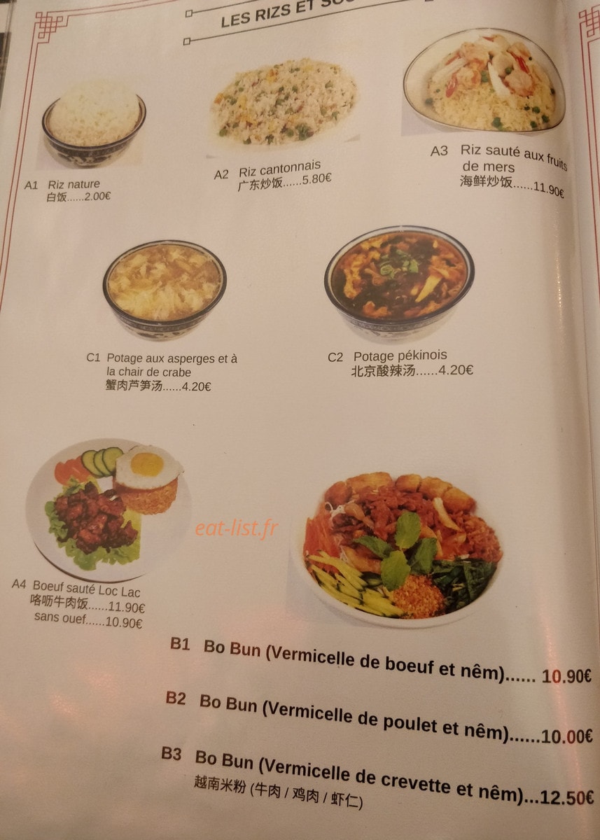 Saveurs des Raviolis — carte page 4