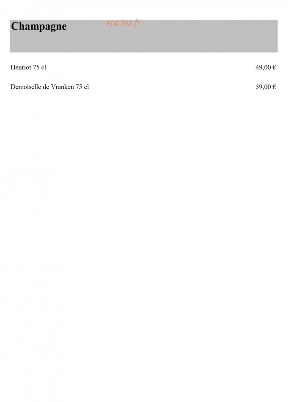 Saveurs Veget' Halles — carte page 11