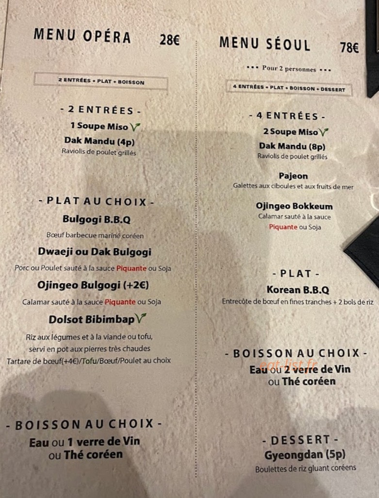 Séoul Opéra — carte page 6