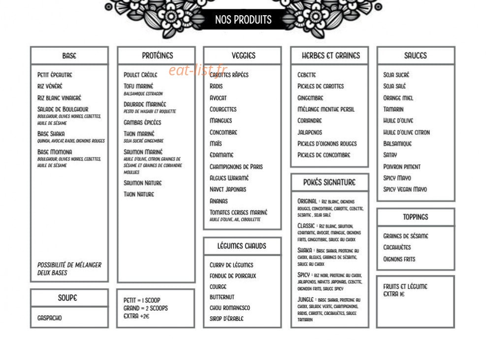 Shaka Poke — carte page 2