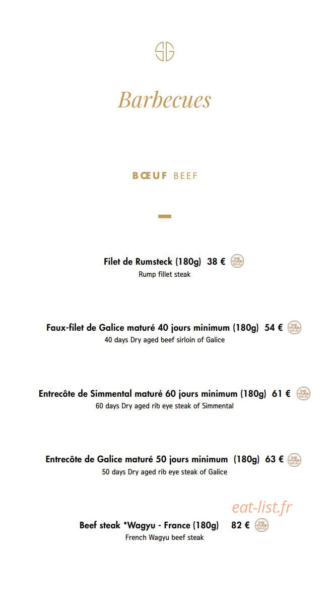 Soon Grill — carte page 30